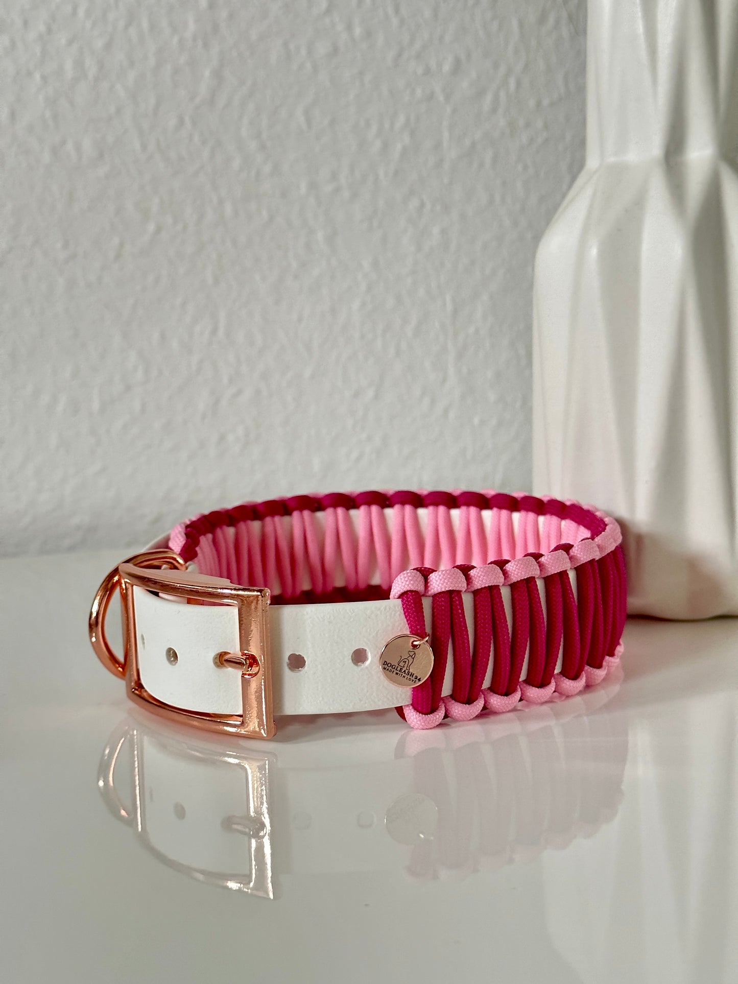 Paracord x BioThane Halsband